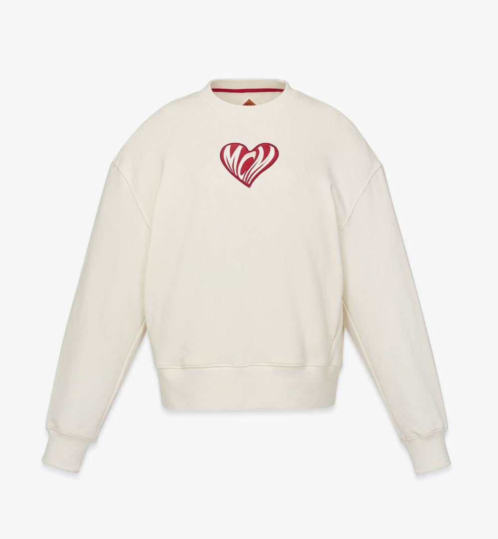 Heart Logo Sweatshirt in Organic Cotton 1